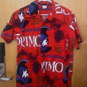 Vintage primo hawaiian beer aloha shirt